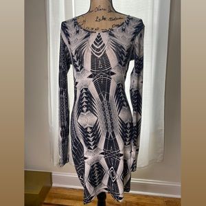 Printed Bodycon Dress